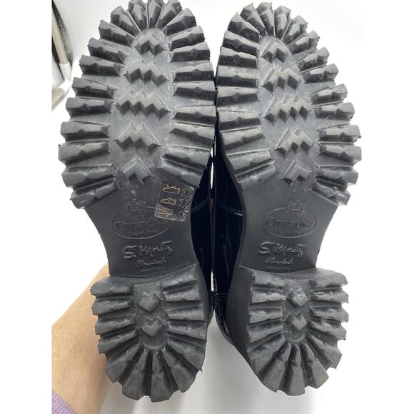 Church’s English Shoes Colleen Chunky Tassel Loafers Black Patent Leather Sz 35 - Picture 6 of 11